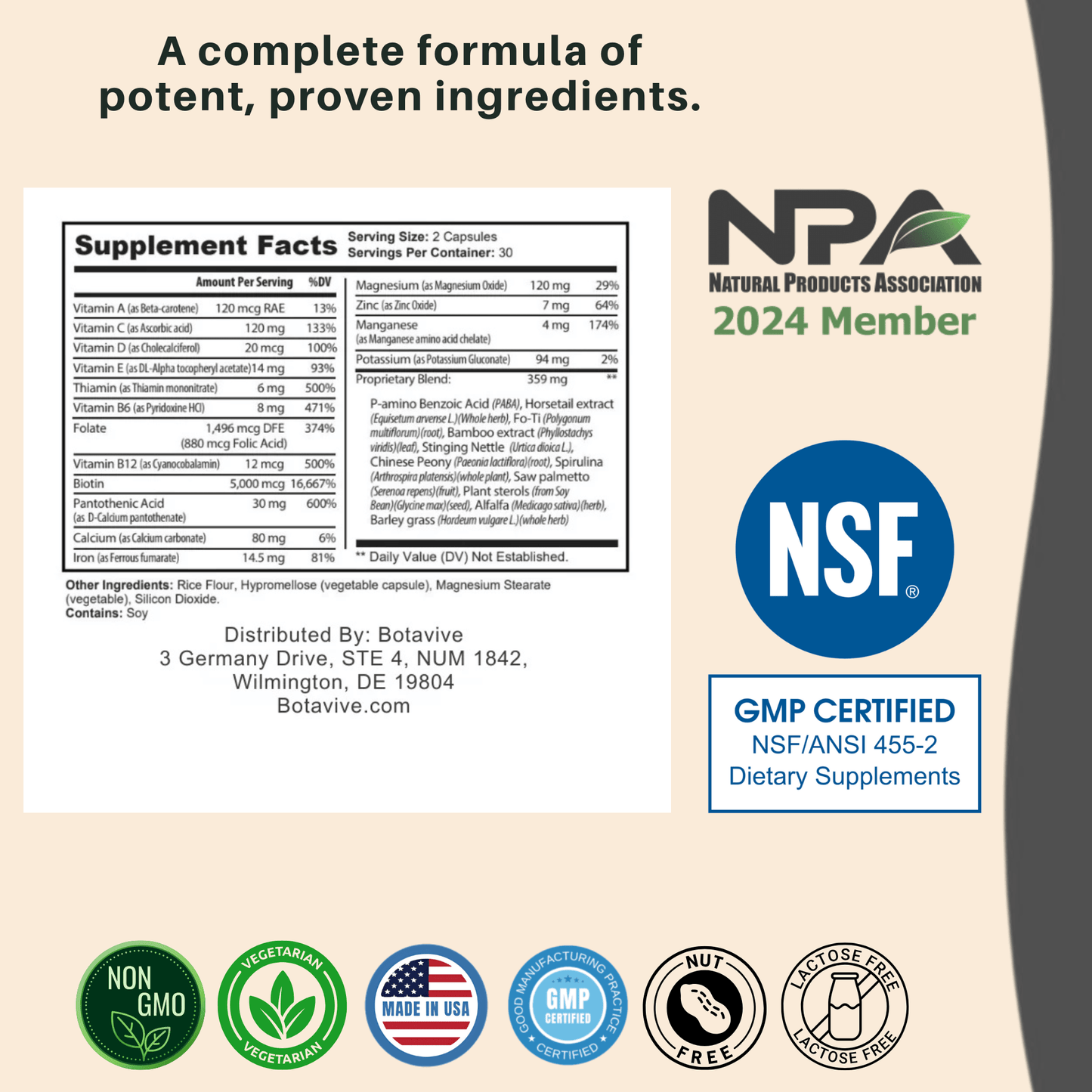 Botavive Glow - Hair, Skin & Nail Rejuvenation Formula - Botavive