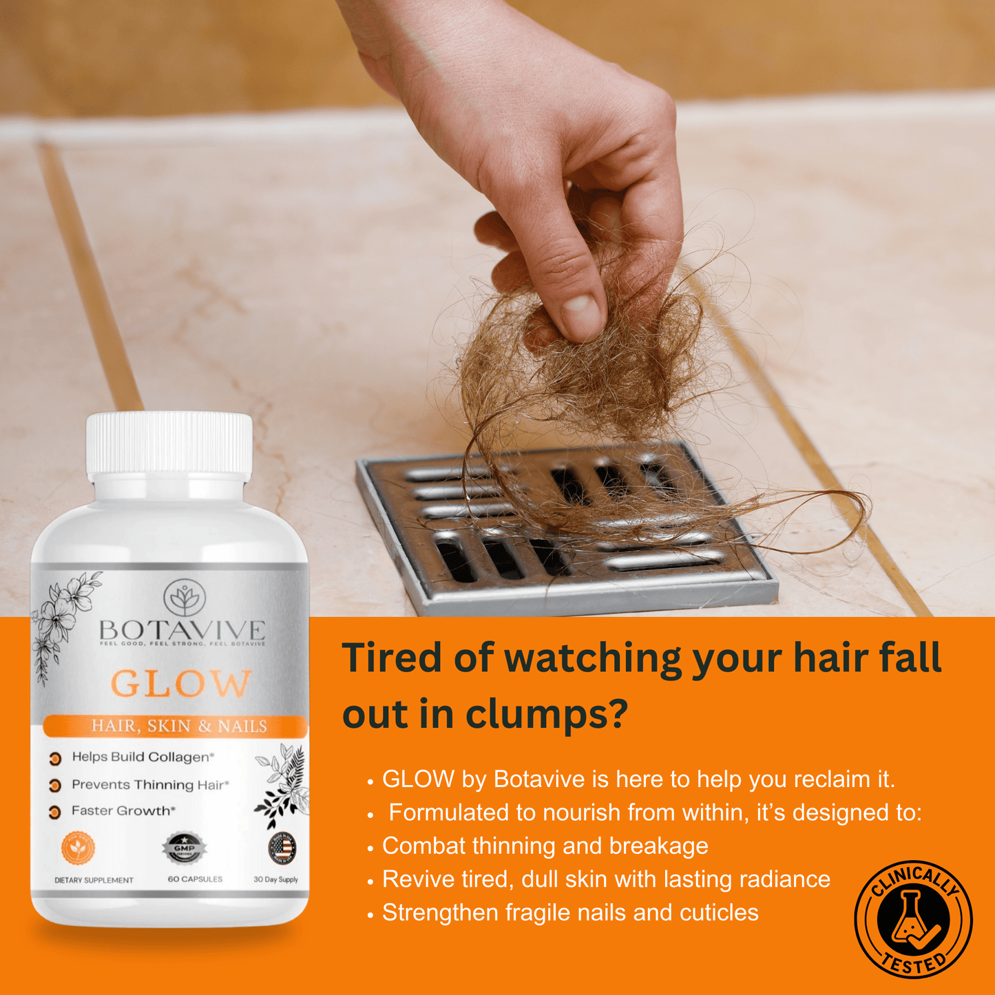 Botavive Glow - Hair, Skin & Nail Rejuvenation Formula - Botavive