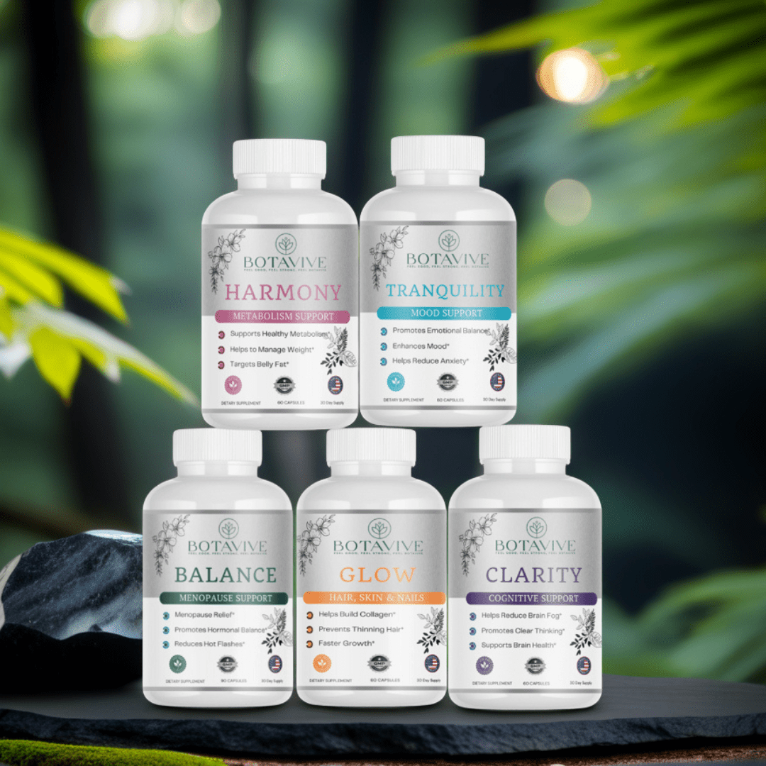 Total Wellness Bundle – 5 Essentials for Radiance, Balance & Vitality - Botavive