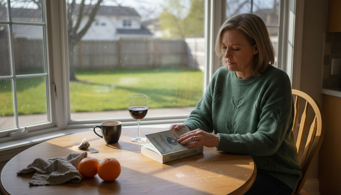 Woman choosing to avoid coffee and wine