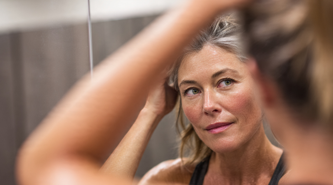 What vitamins help with hair loss during menopause?