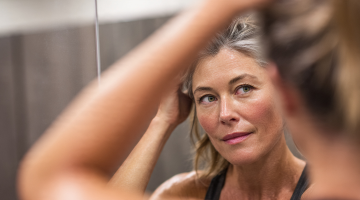What vitamins help with hair loss during menopause?