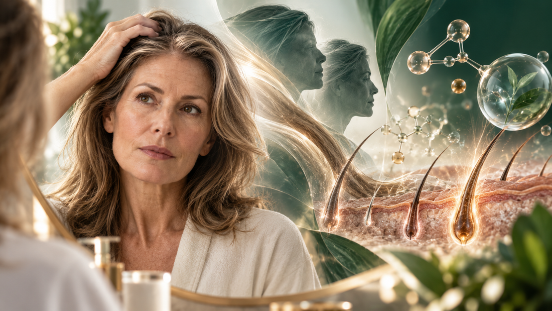 HRT and hair loss: what hormone therapy changes, and what it leaves untouched