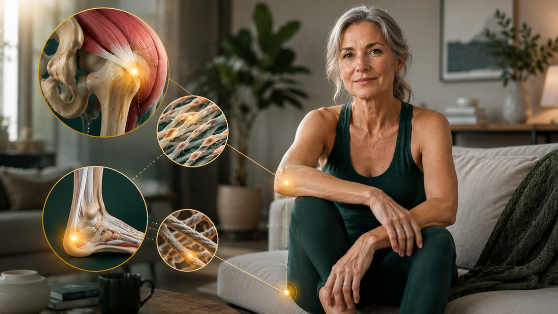 Joint pain with perimenopause: the tendon problem hiding behind your hip and heel pain
