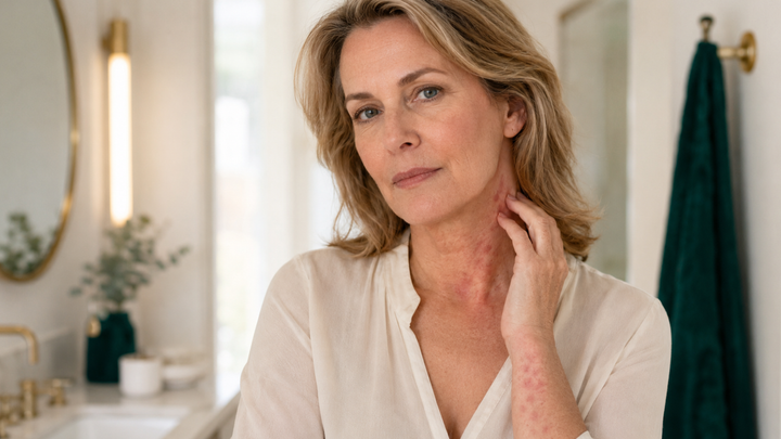 Menopause skin rash: the hives pattern that peaks in your fifties