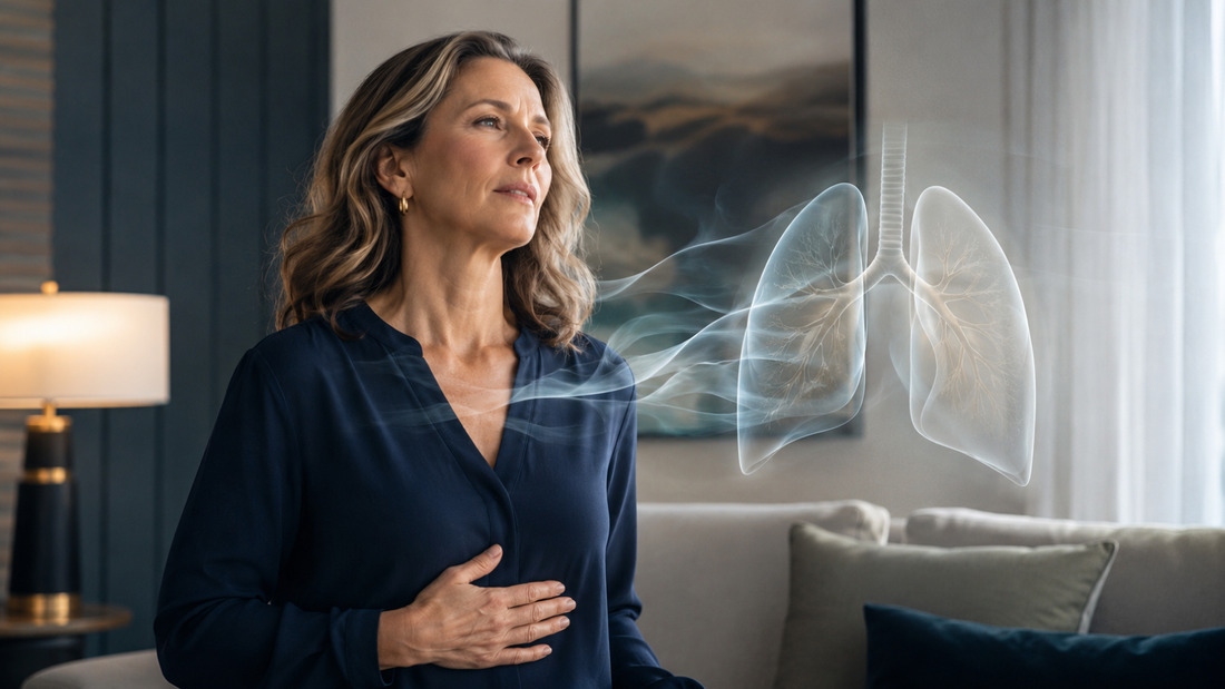 Shortness of breath in perimenopause: why you cannot get a full breath when every test comes back normal