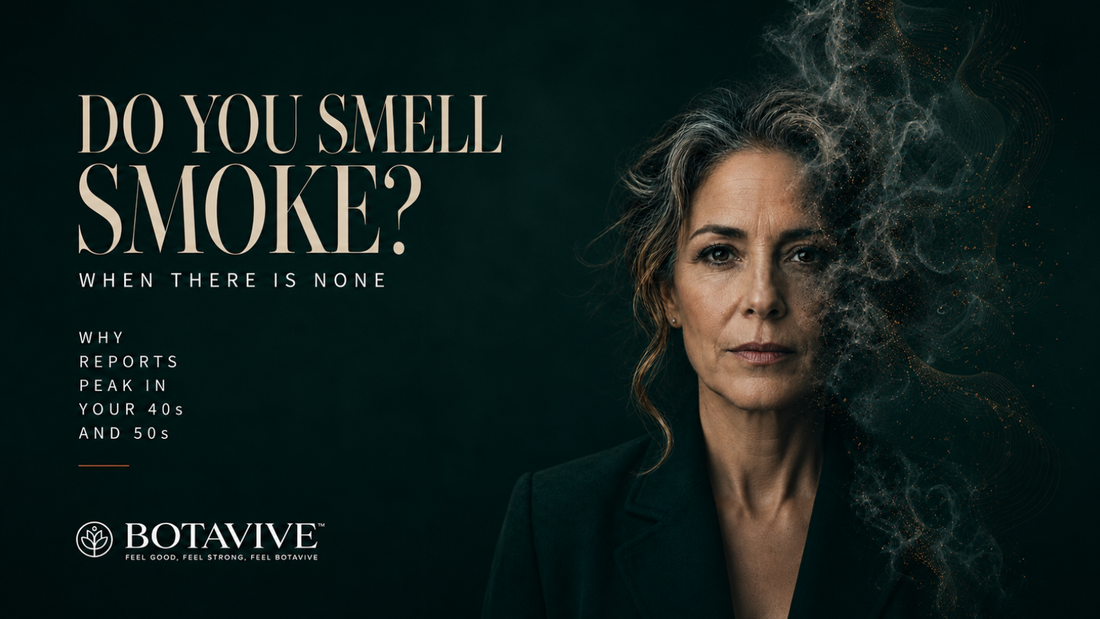 Smelling cigarette smoke when there is none: the age curve that peaks in your forties and fifties