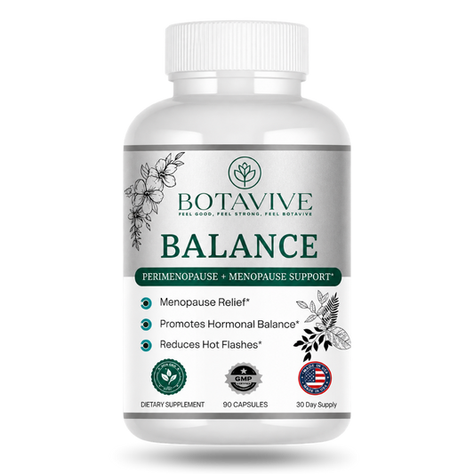 Botavive Balance: Menopause Supplement for Hot Flashes, Night Sweats, and Hormonal Support