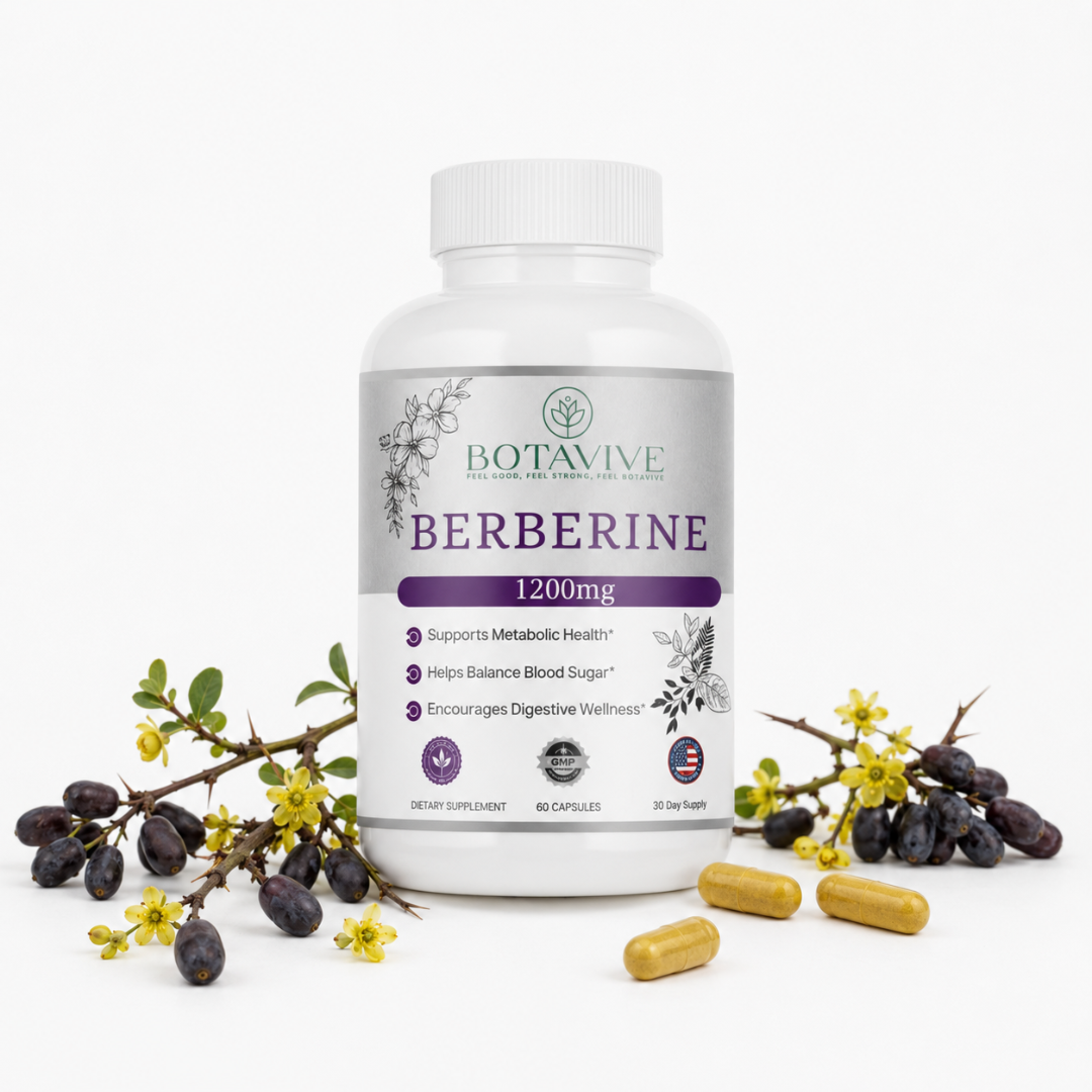 Botavive Berberine 1200mg: Metabolism and Blood Sugar Support for Women in Menopause.