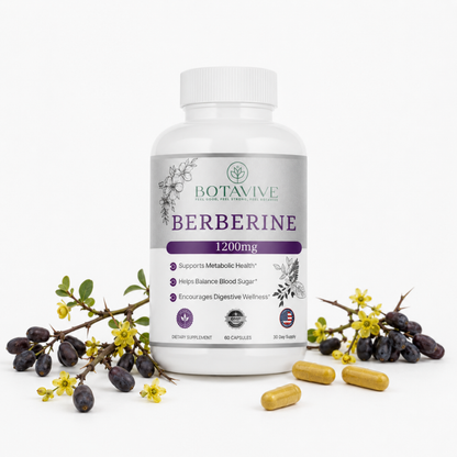 Botavive Berberine 1200mg: Metabolism and Blood Sugar Support for Women in Menopause.