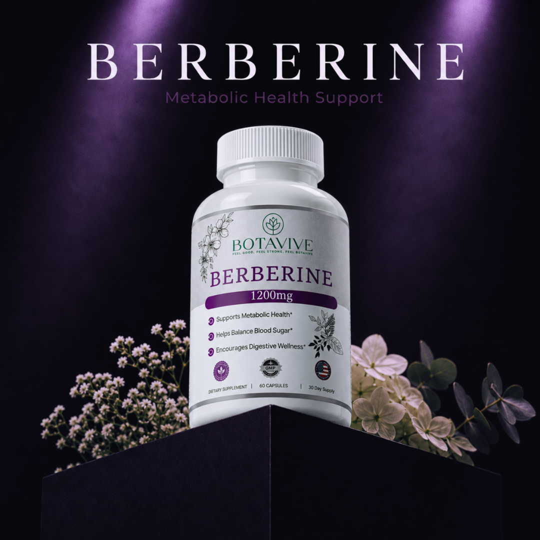 Botavive Berberine 1200mg: Metabolism and Blood Sugar Support for Women in Menopause.