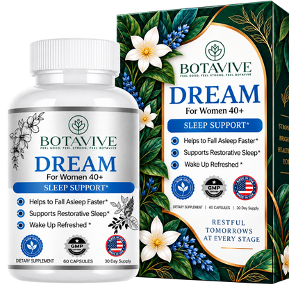 Botavive supplement boxes grouped together for the women's menopause product line