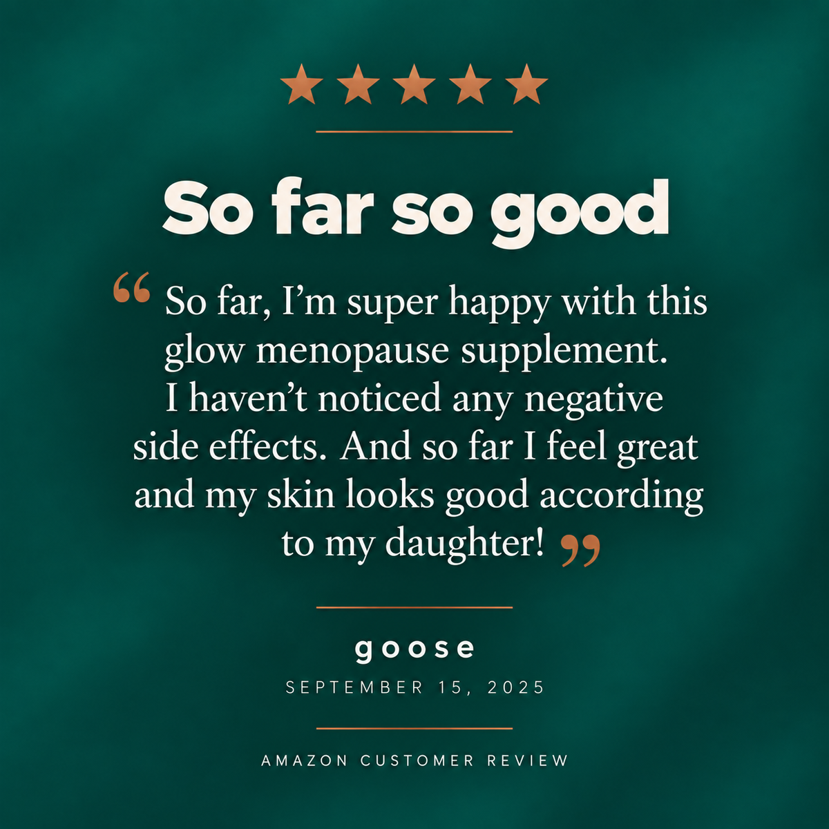 Botavive Glow customer review