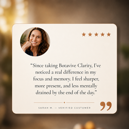 Testimonial for Botavive Clarity