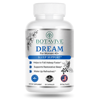 Botavive Dream natural sleep support supplement bottle for menopause