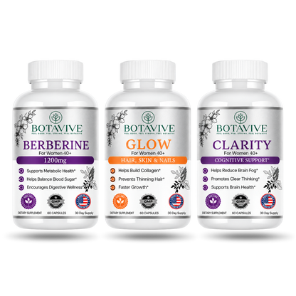 Radiance and Vitality Bundle supplement set for beauty and metabolism support