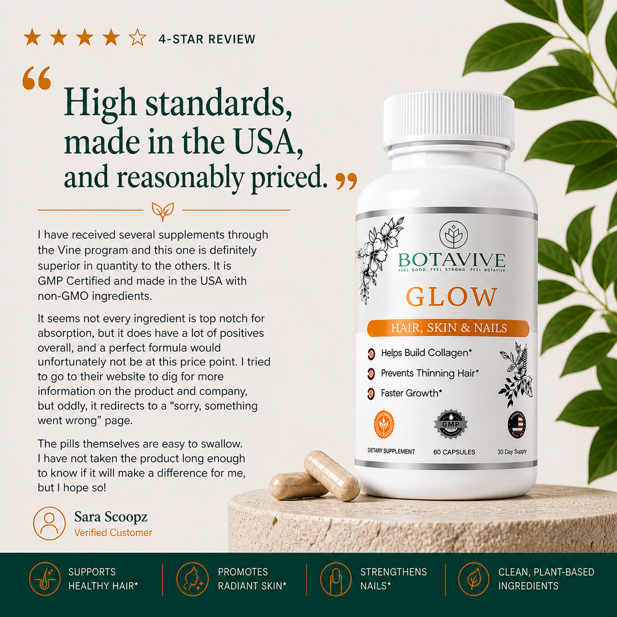 Review of Botavive Glow from Sara Scoopz