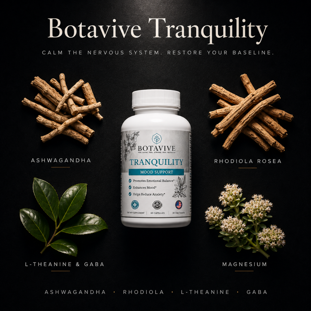 Botavive Tranquility - Menopause Stress and Anxiety Supplement for Women 40+