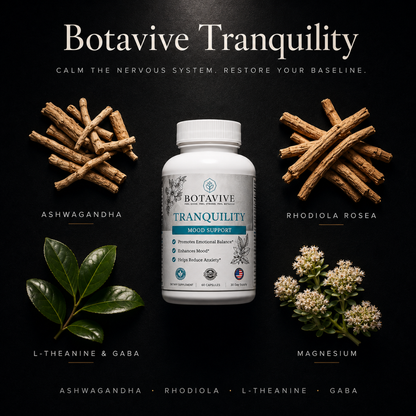 Botavive Tranquility - Menopause Stress and Anxiety Supplement for Women 40+