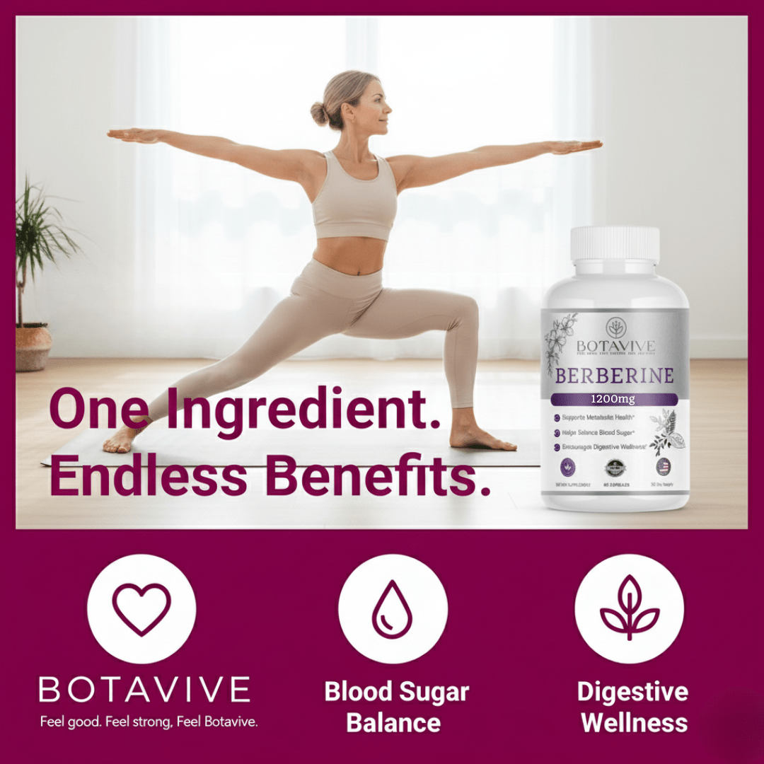Botavive® Berberine 1200 mg – Premium Berberine HCl Blend - Botavive