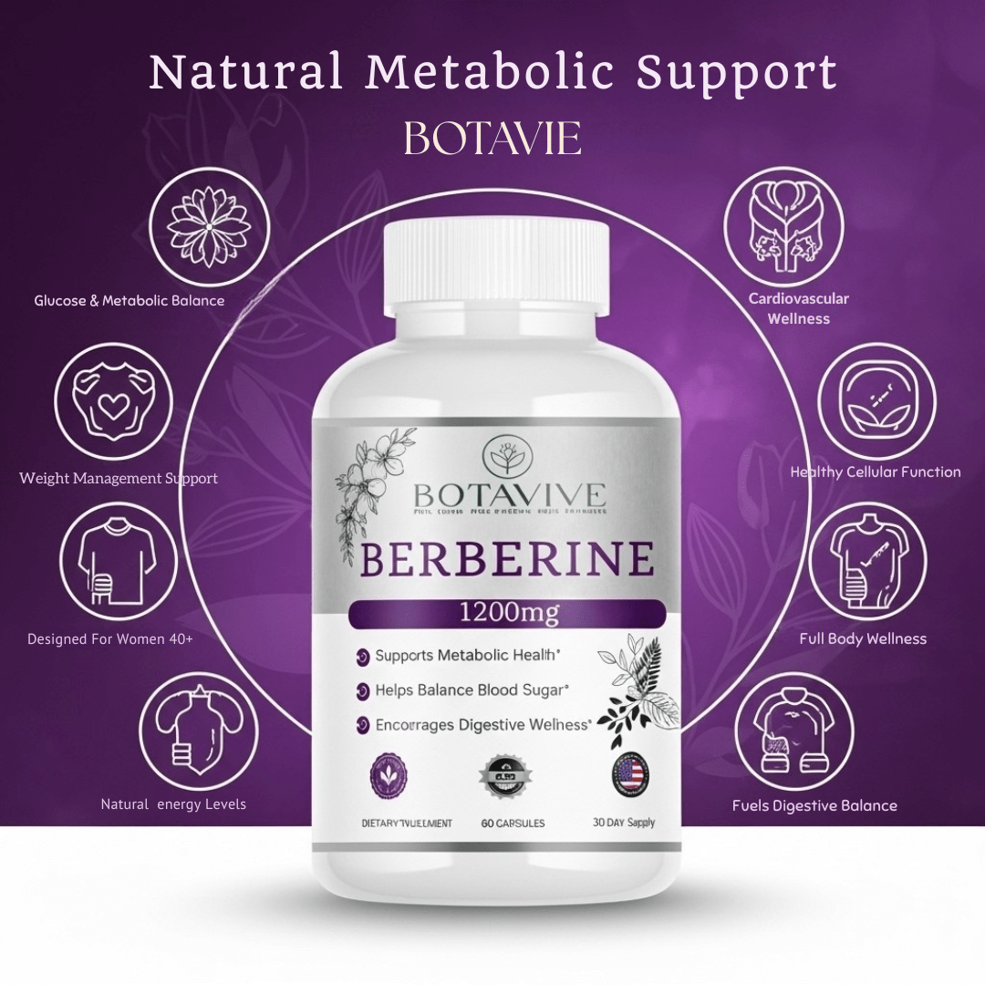 Botavive® Berberine 1200 mg – Premium Berberine HCl Blend - Botavive