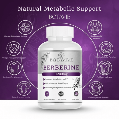 Botavive® Berberine 1200 mg – Premium Berberine HCl Blend - Botavive