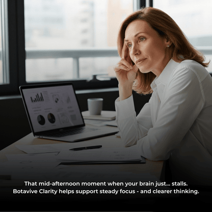 Botavive Clarity - Brain Fog & Memory Booster for Mental Sharpness - Botavive