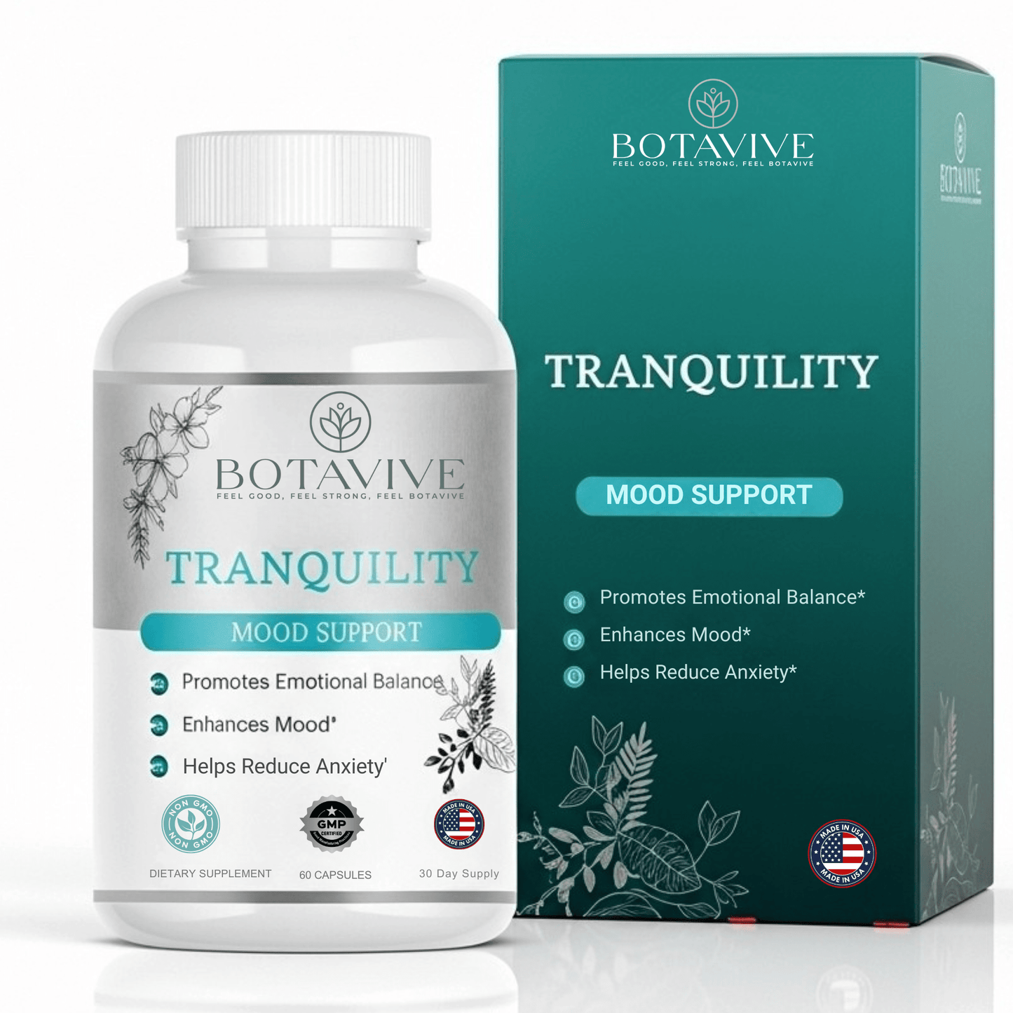 Botavive Tranquility - Stress & Anxiety Relief for Daily Calm - Botavive