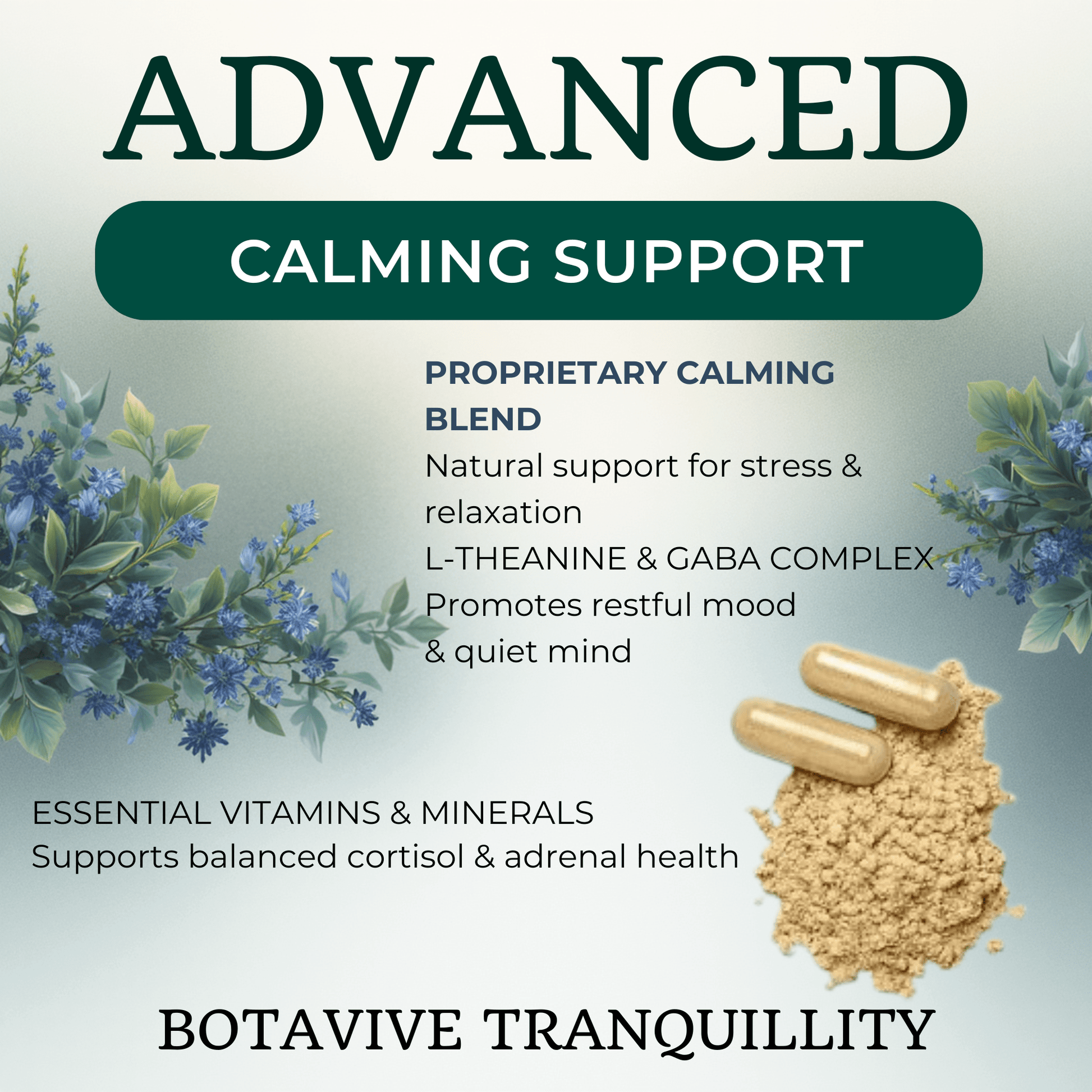 Botavive Tranquility - Stress & Anxiety Relief for Daily Calm - Botavive