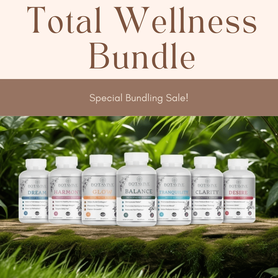 Total Wellness Bundle – 5 Essentials for Radiance, Balance & Vitality - Botavive