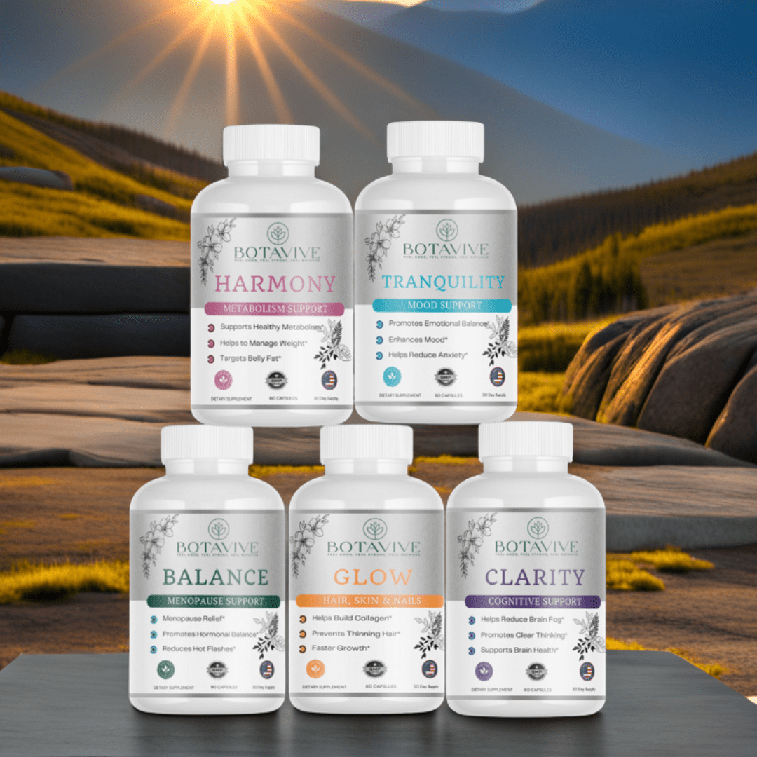 Total Wellness Bundle – 5 Essentials for Radiance, Balance & Vitality - Botavive