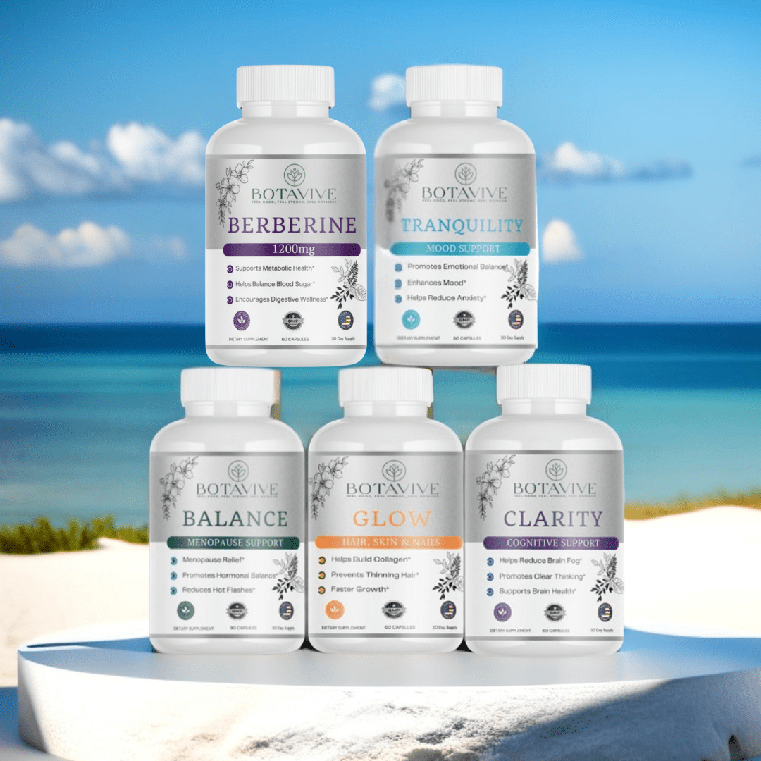 Total Wellness Bundle – 5 Essentials for Radiance, Balance & Vitality - Botavive