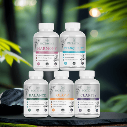 Total Wellness Bundle – 5 Essentials for Radiance, Balance & Vitality - Botavive