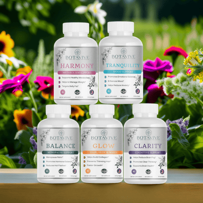 Total Wellness Bundle – 5 Essentials for Radiance, Balance & Vitality - Botavive