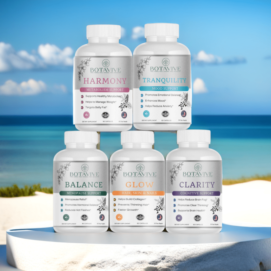 Total Wellness Bundle – 5 Essentials for Radiance, Balance & Vitality - Botavive
