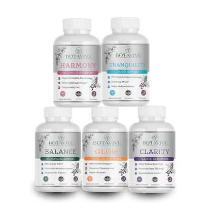Total Wellness Bundle – 5 Essentials for Radiance, Balance & Vitality - Botavive